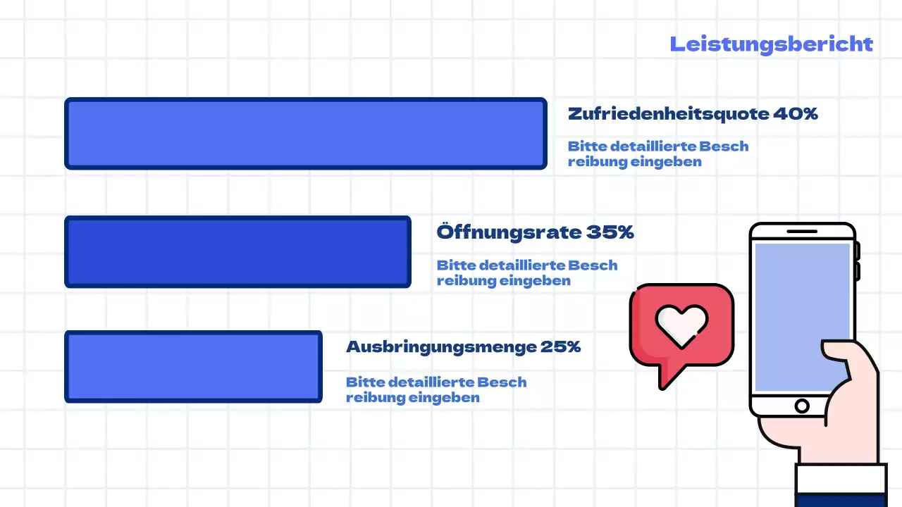 Trendiges Marketing-Sitzungsprotokoll in Weiß und Hellblau