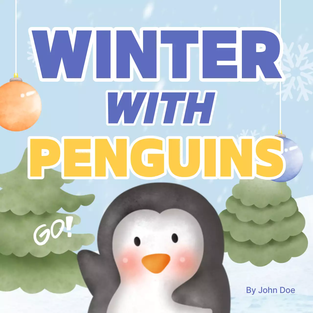 하늘색과 노랑의 단순한 겨울 준비 안내서