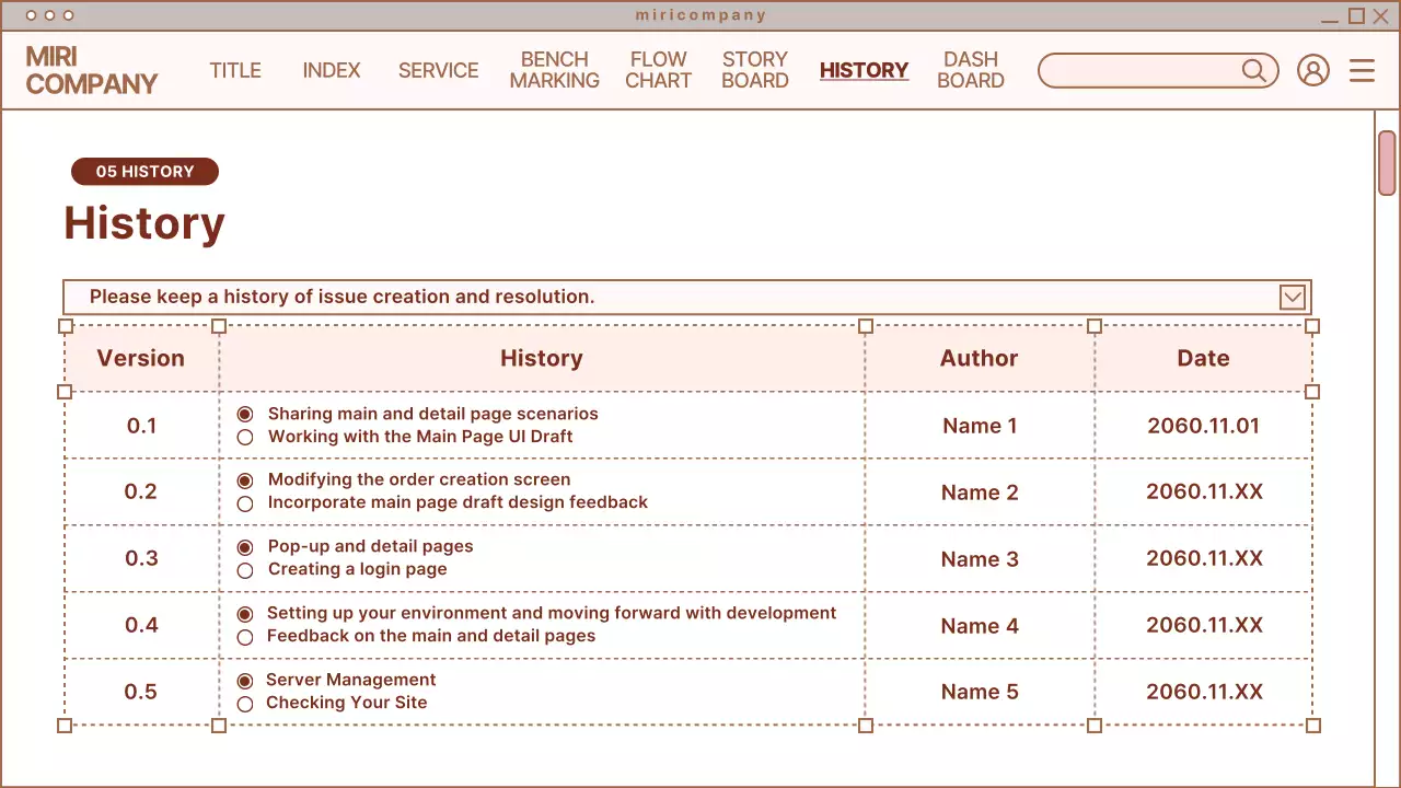 Brown Minimal Webpage Planner Presentation