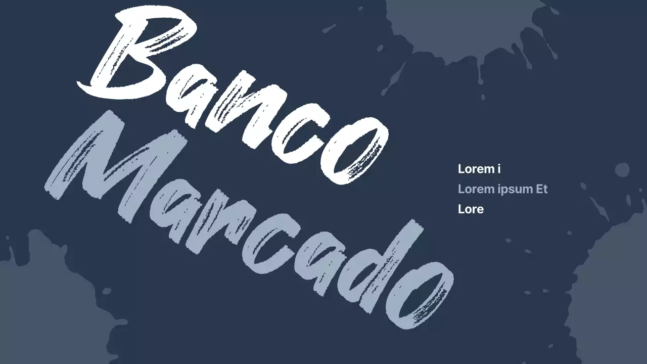 Un moderno informe de investigación de mercado sobre los acentos azul marino