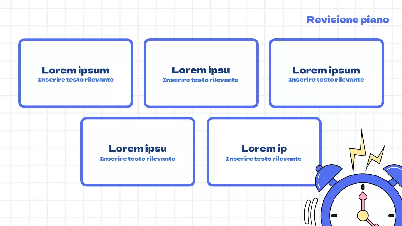 Verbale di riunione di marketing di tendenza in bianco e azzurro
