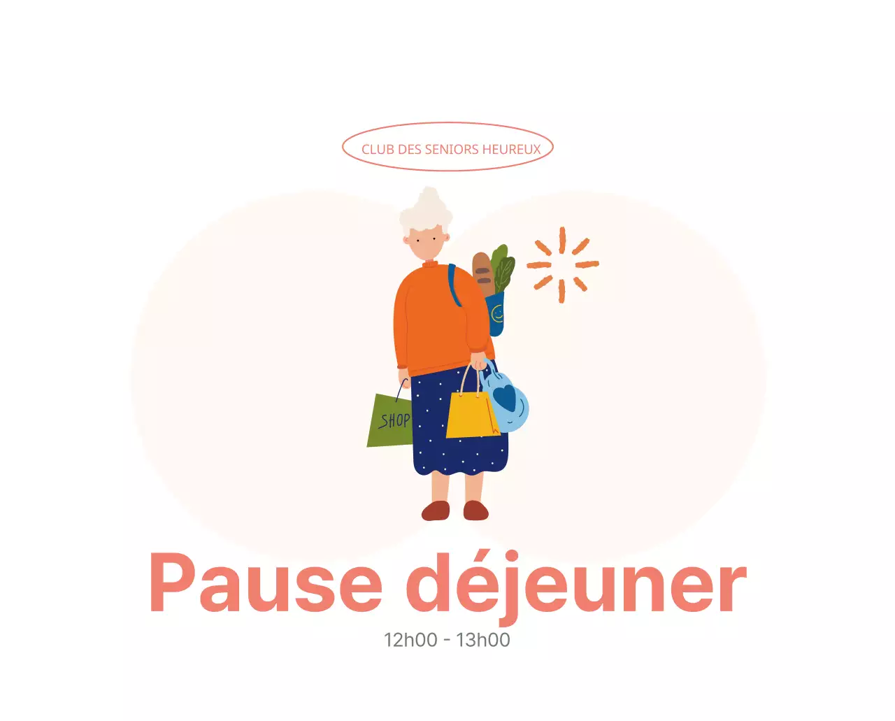 Calendrier de travail avec de belles illustrations