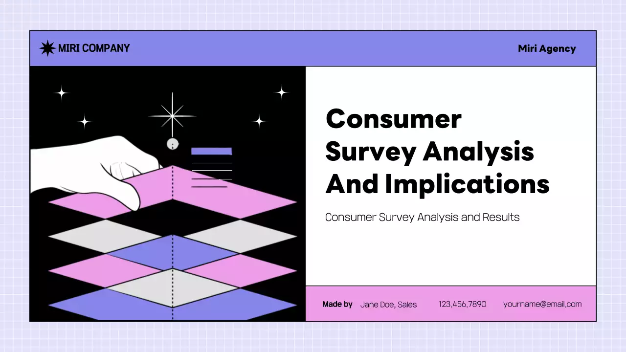 퍼플 모던 조사 보고서 프레젠테이션