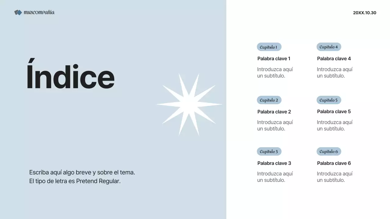 Un sencillo plan de empresa en blanco y gris