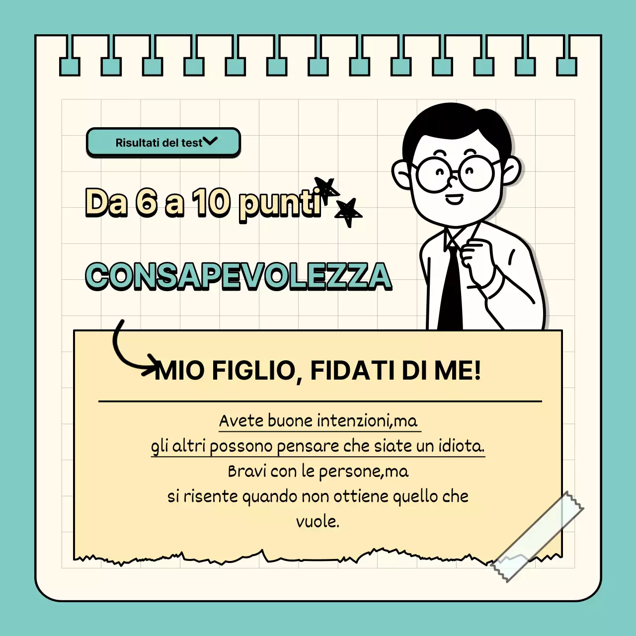 Un semplice test di livello goofy in menta e giallo @simplegoofy