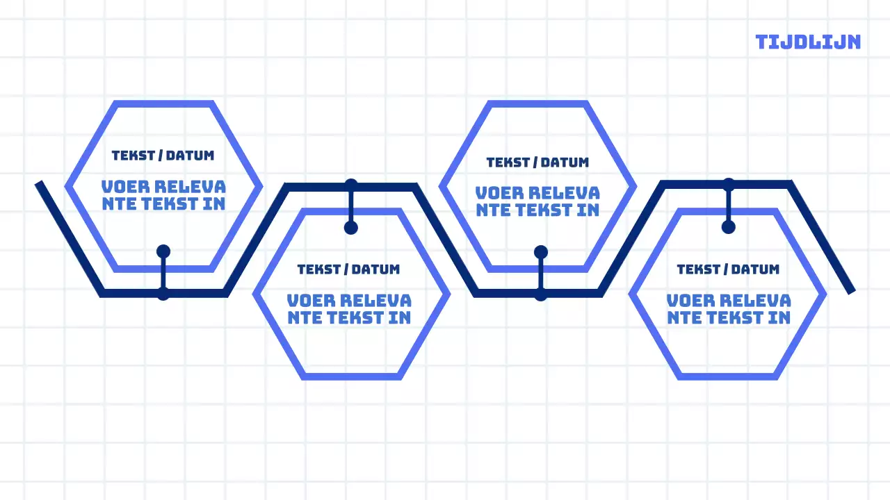 Trendy verslag van de marketingvergadering in wit en lichtblauw