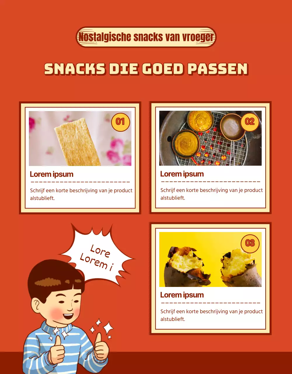 Bevorder een rode, retro look