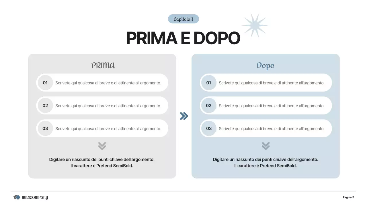 Un semplice business plan in grigio e bianco