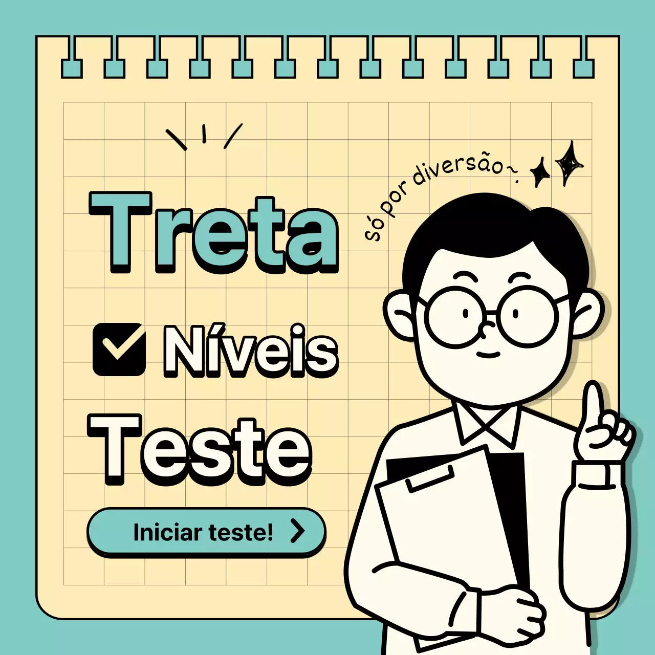 Um simples teste de nível pateta em menta e amarelo @simplegoofy