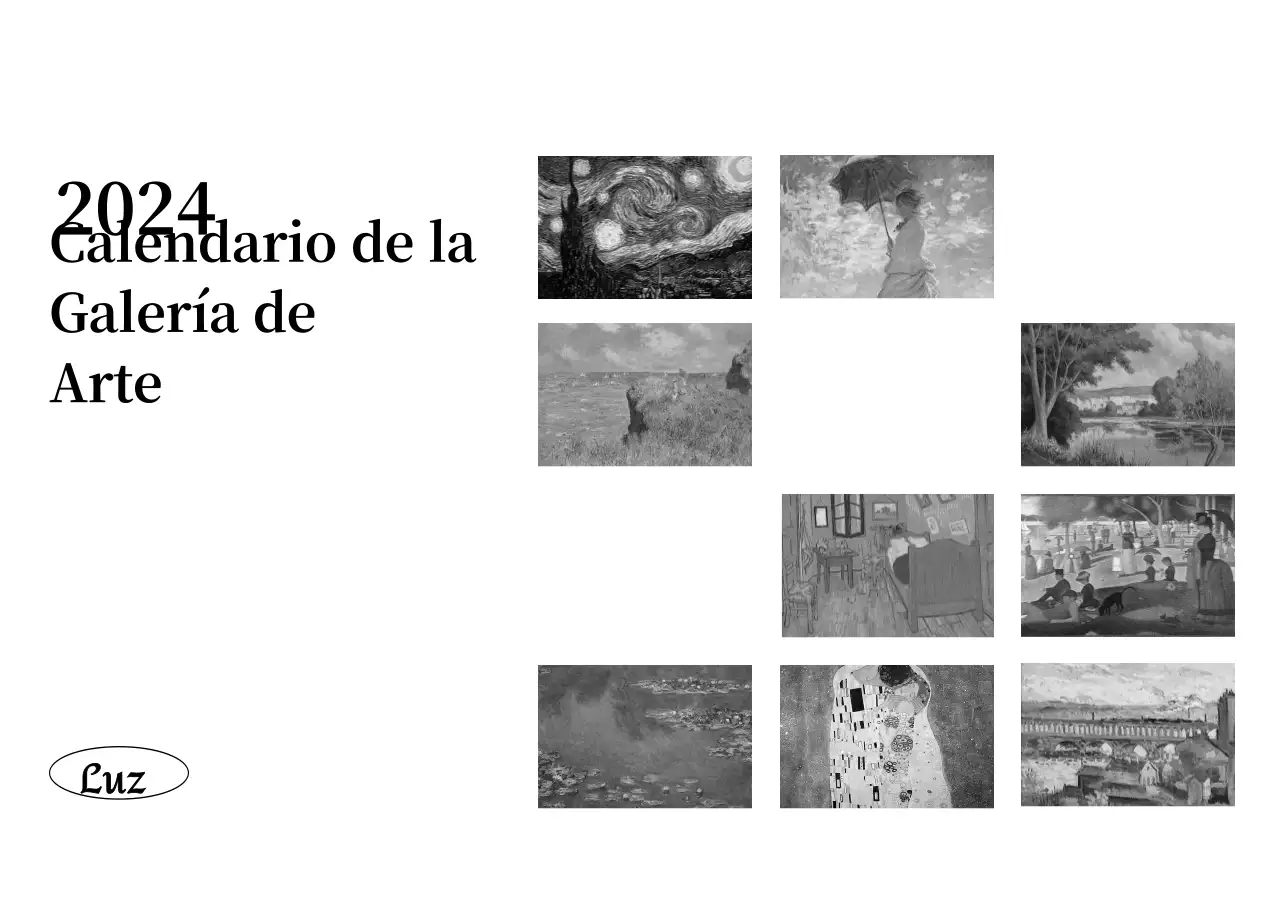 Una obra maestra sencilla y clásica en negro y gris