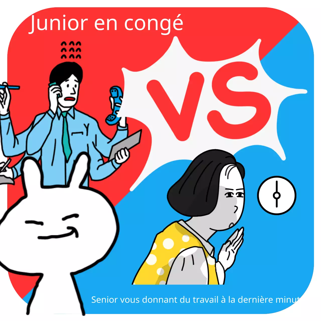 Publicité sur l'équilibre des bouteilles rouges et bleues