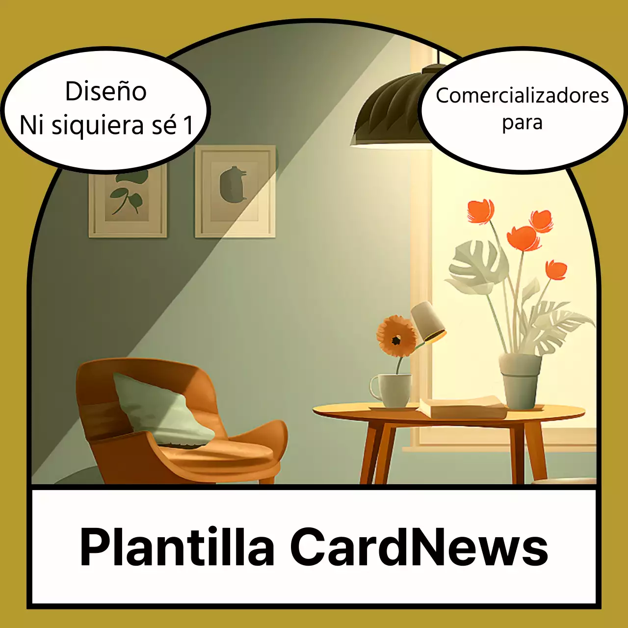 Un planificador moderno y fotográfico en color caqui