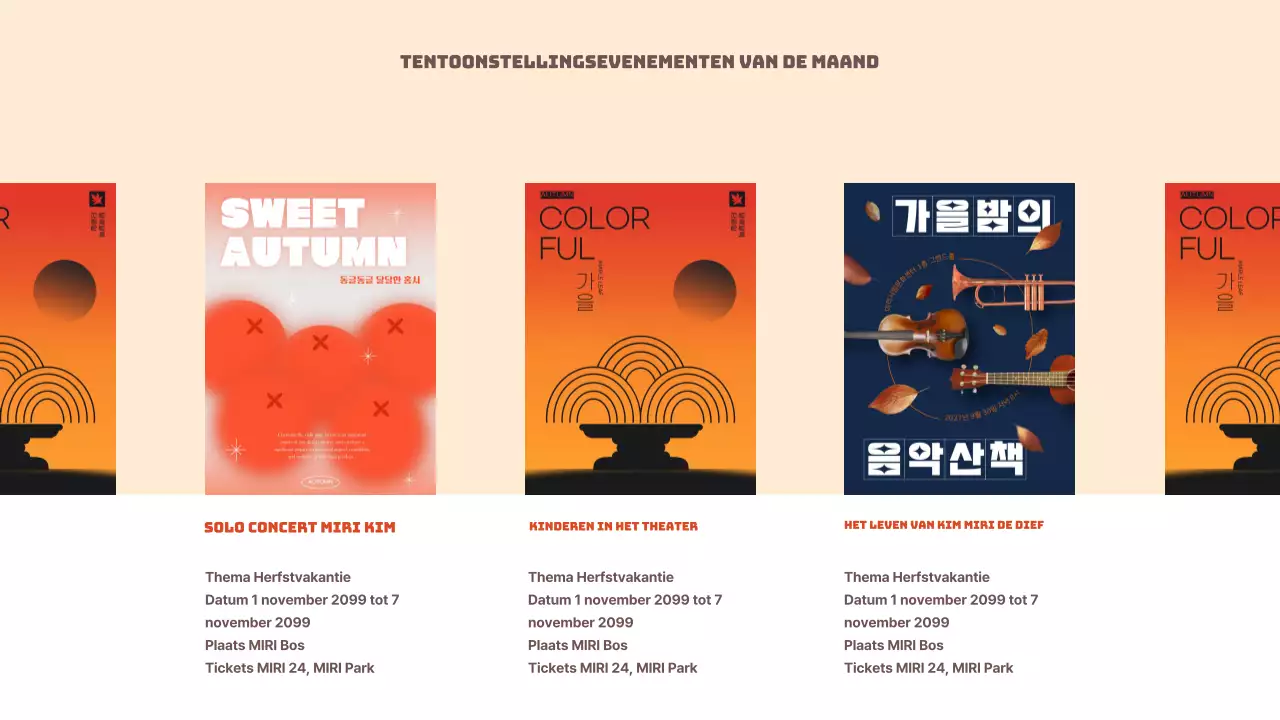 Promoot een eenvoudige nieuwsbrief over lokaal toerisme met oranje accenten