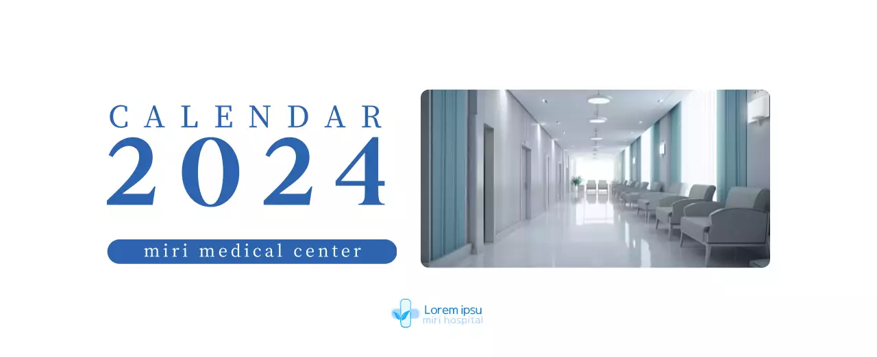 Lịch bệnh viện có ảnh phong cảnh theo mùa