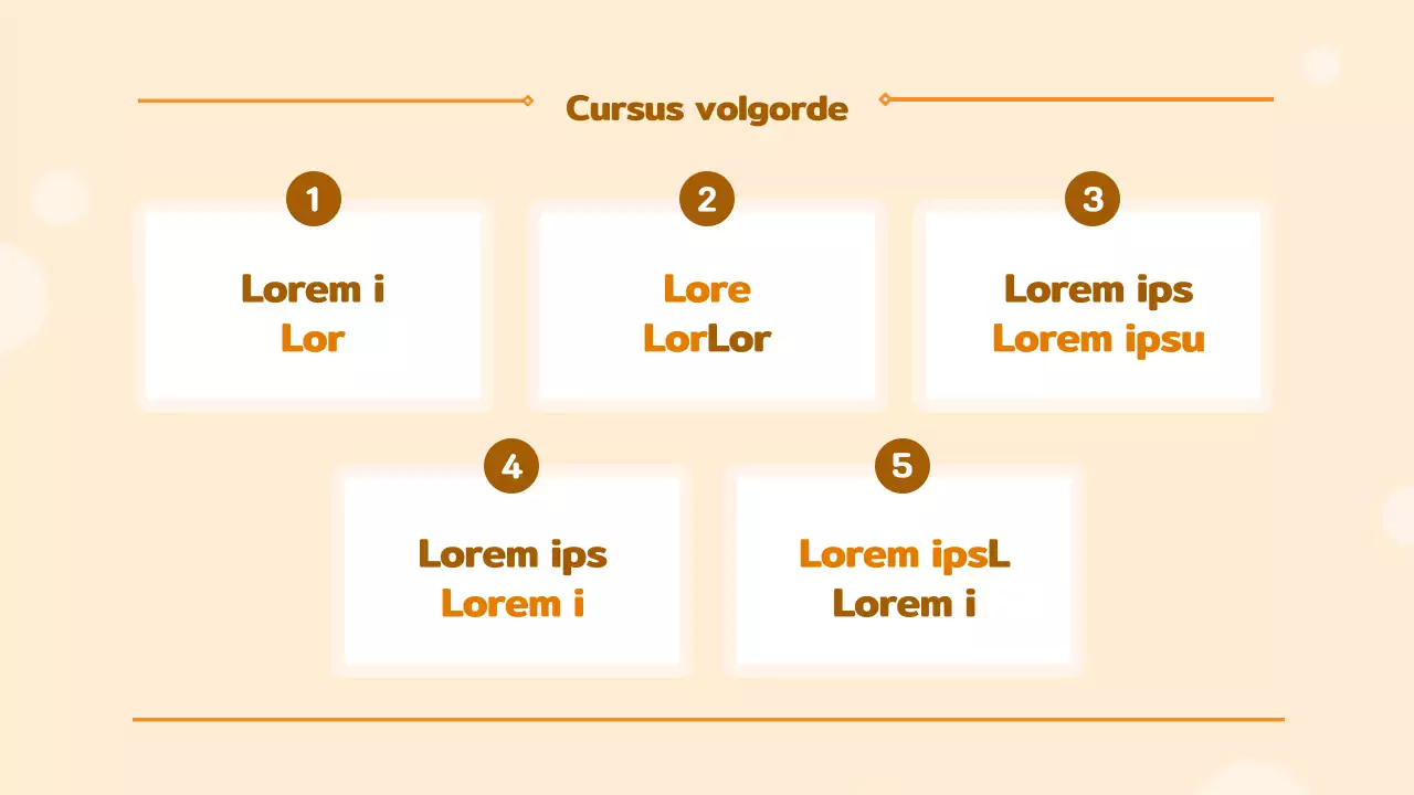 Eenvoudig lesmateriaal voor zilverstad in beige
