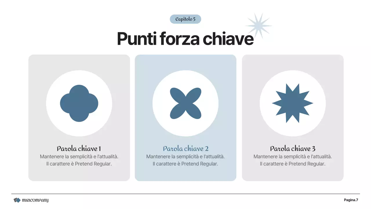 Un semplice business plan in grigio e bianco