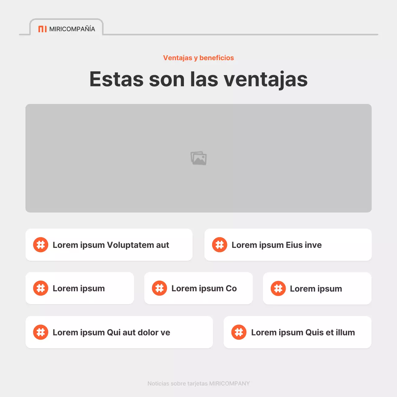 Un sencillo anuncio de empleo en rojo y gris