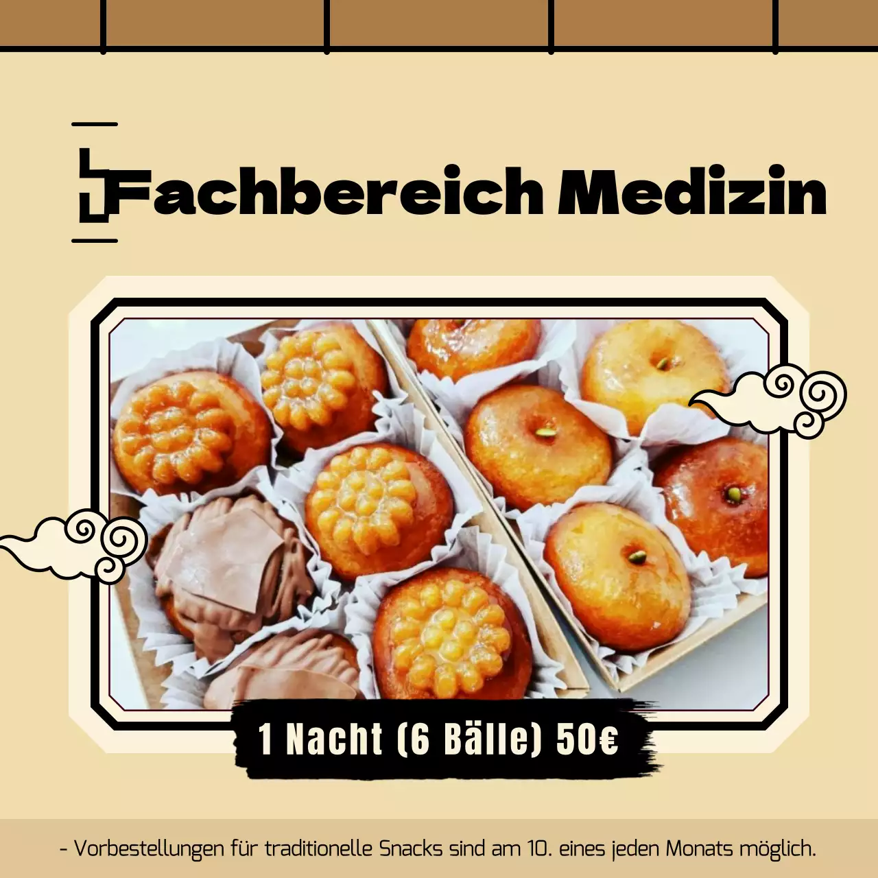 Traditionelle individualistische Medizin und Öffentlichkeitsarbeit in Beige und Braun