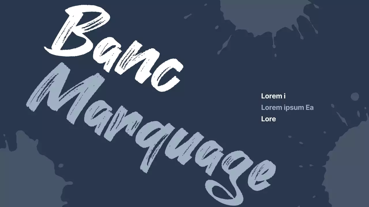 Une étude de marché moderne sur les accents bleu marine