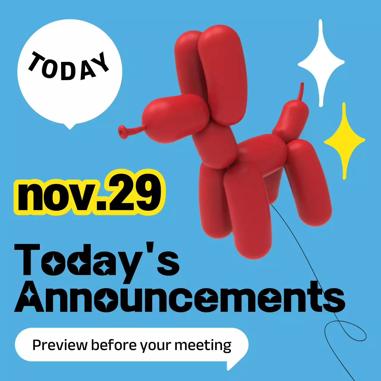 Announcing a trendy blue and red bubblegum meetup