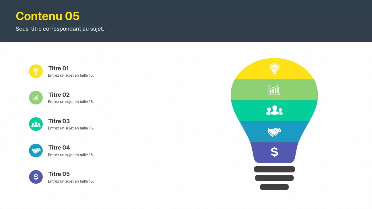 Proposition d'idée moderne en jaune et gris