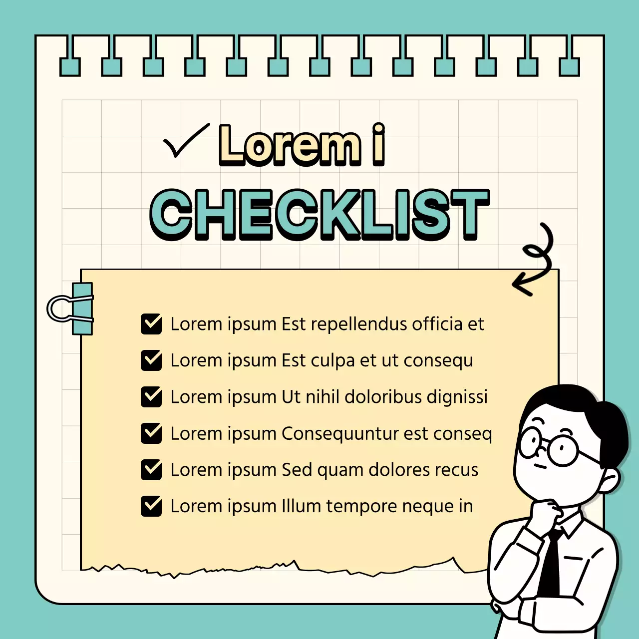 Een simpele goofy niveautest in mint en geel @simplegoofy