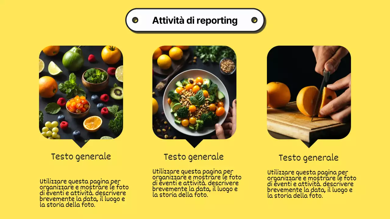 Proposta di collage fotografico di tendenza in bianco e giallo