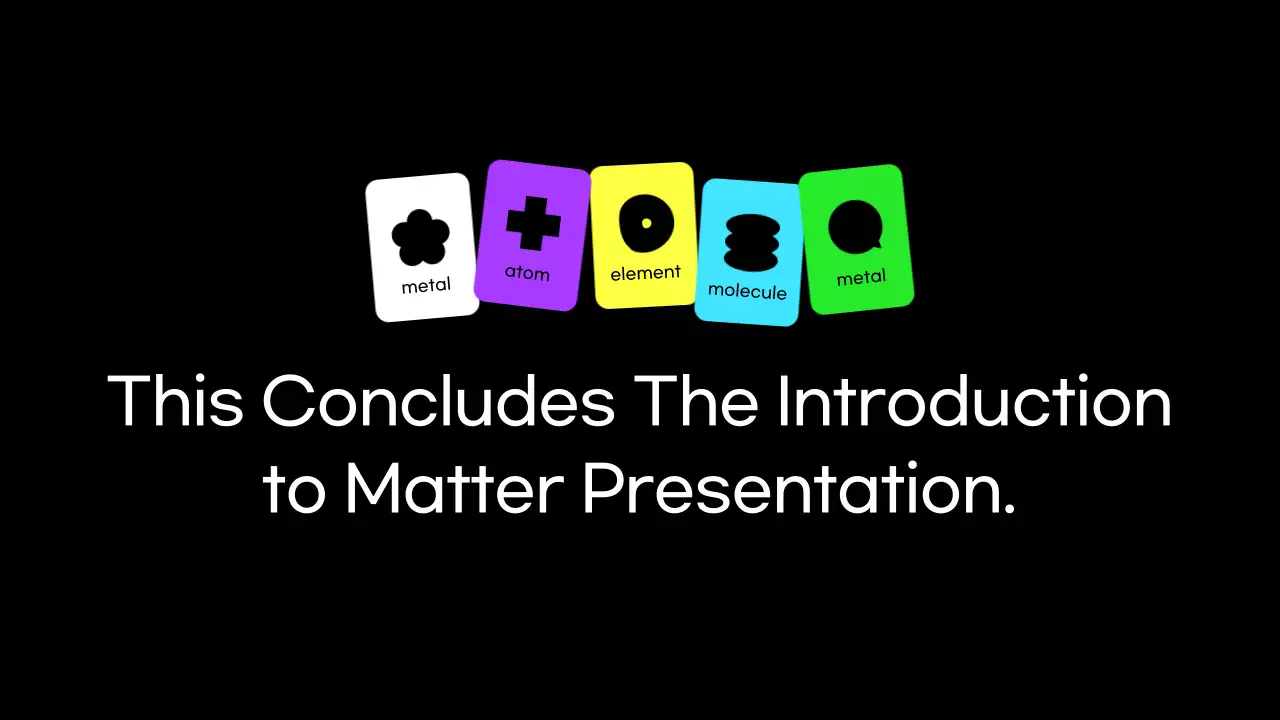 블랙 모던 과학 과정 프레젠테이션