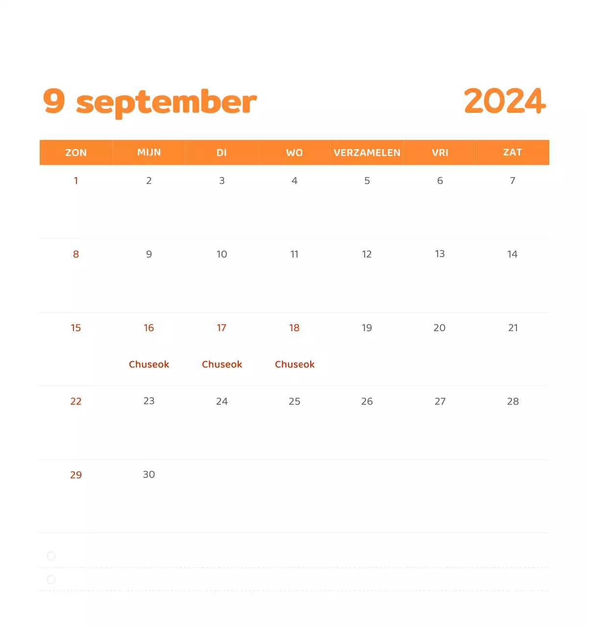 Een kalender met kleurrijke, emotionele illustraties