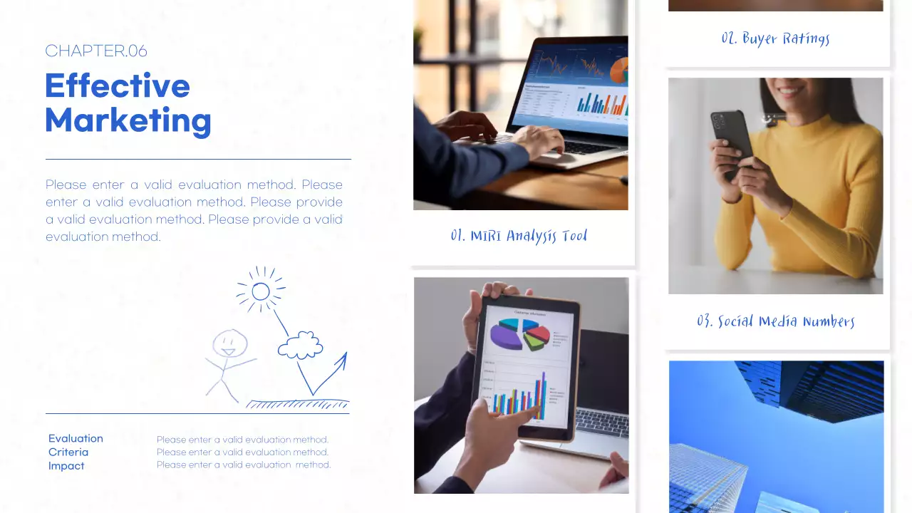 블루 모던 여행 계획 프레젠테이션