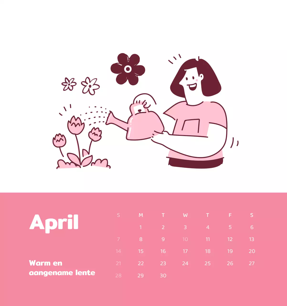 Een kalender met kleurrijke, emotionele illustraties