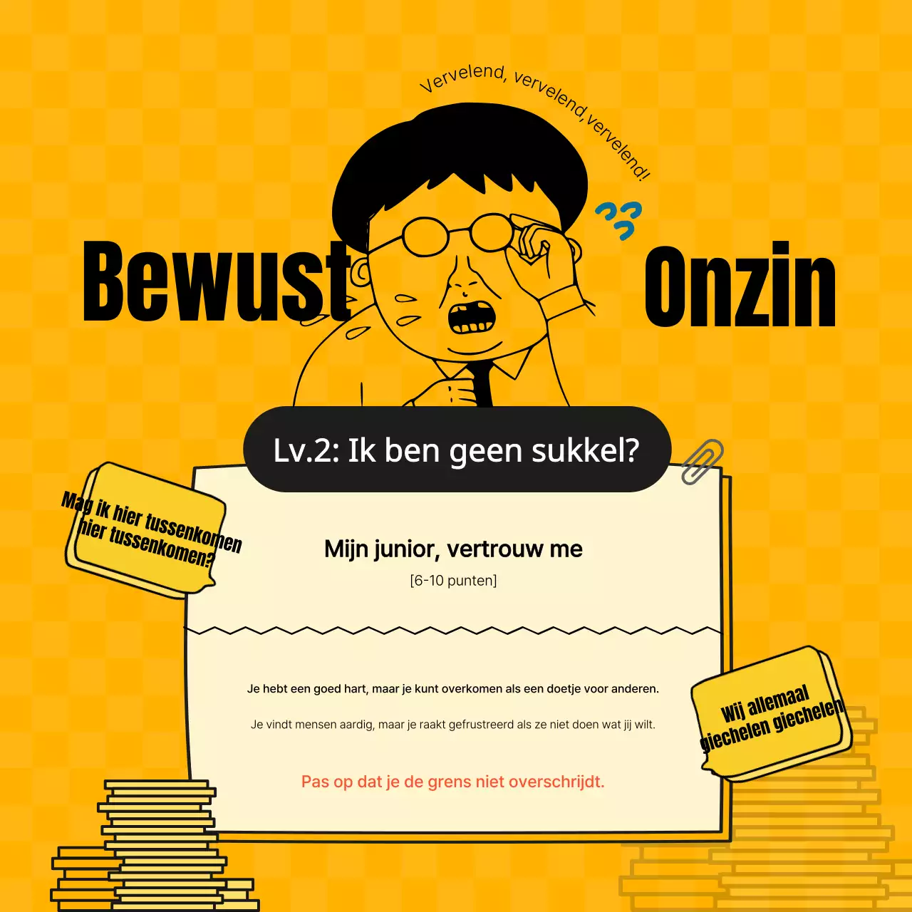 Een gids voor de oranje, eenvoudige domme test