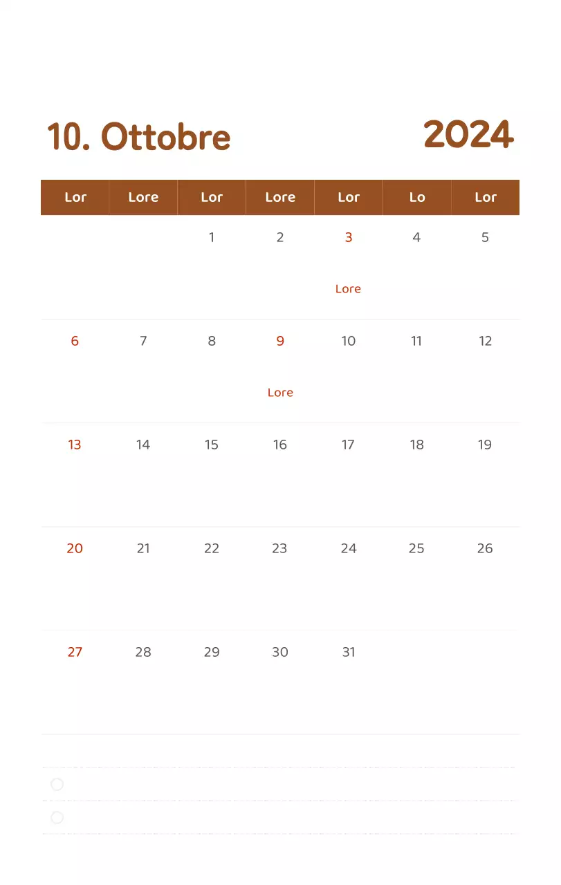 Un calendario con illustrazioni colorate ed emozionali