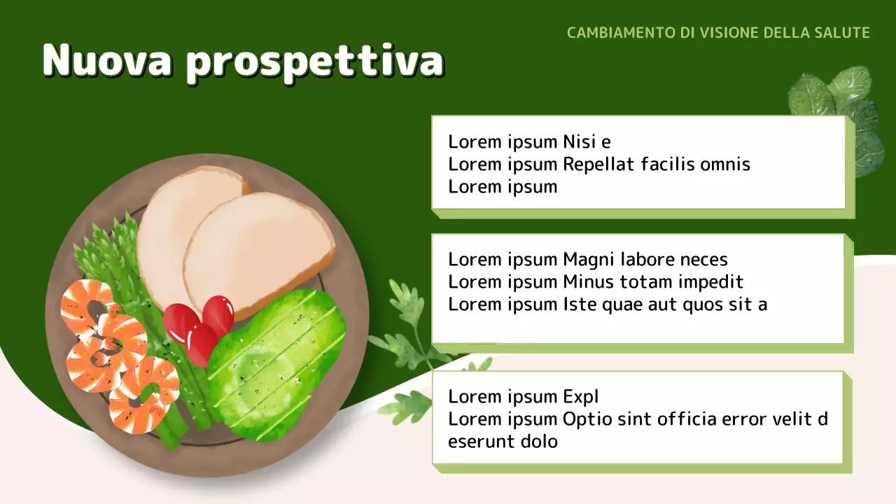 Suggerimenti per un'alimentazione sana e di tendenza in verde e chartreuse