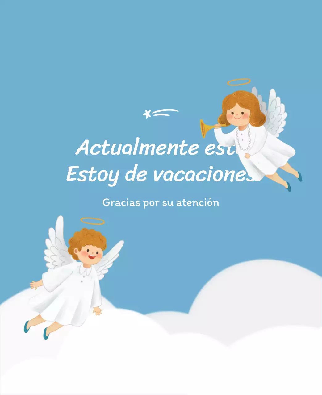 Un calendario devocional con acogedoras ilustraciones y versículos bíblicos sobre fondo azul claro