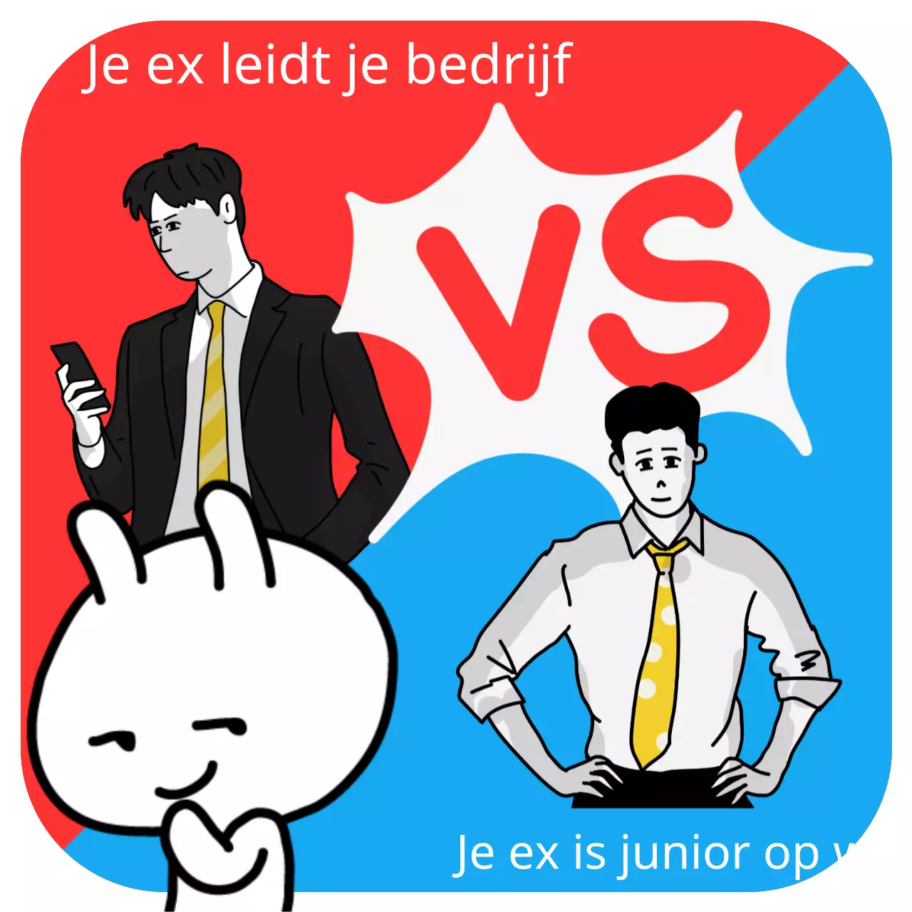 Rode en blauwe flesbalans advertenties