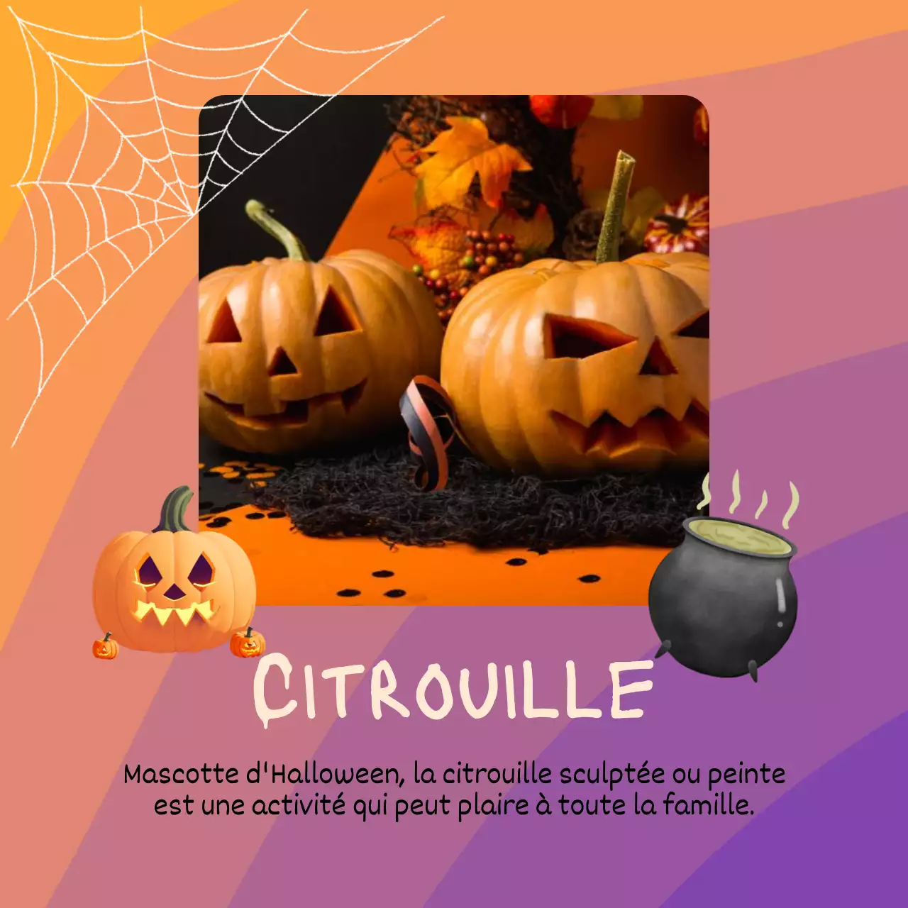 Guide de la décoration kitsch d'Halloween en violet et orange