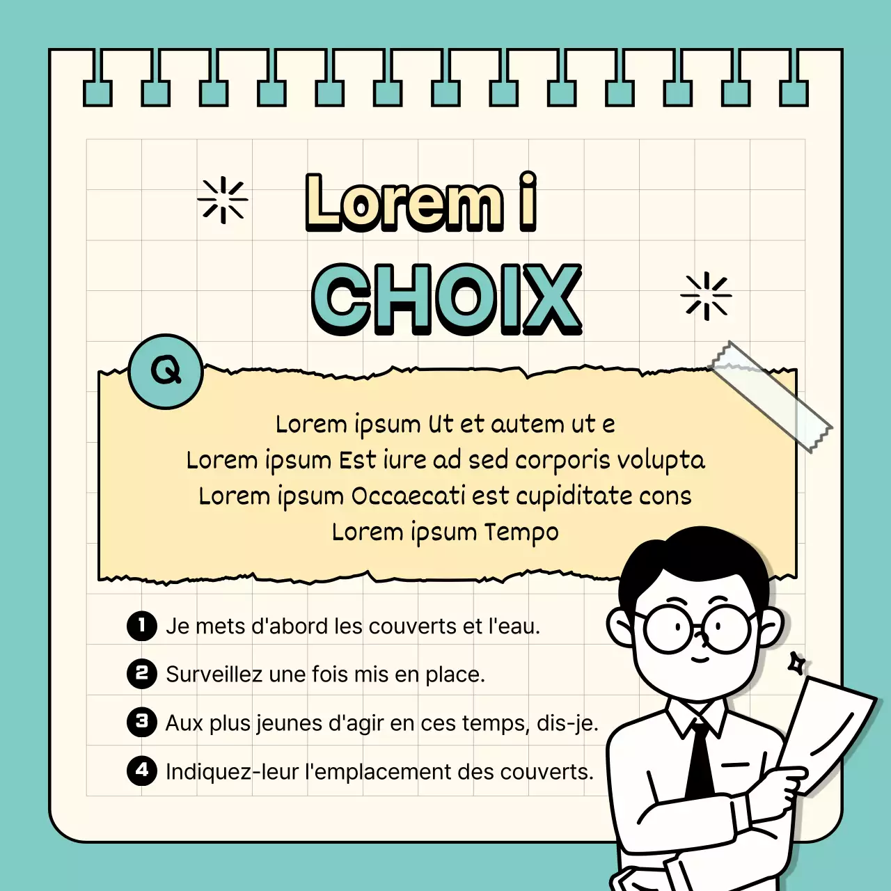 Un simple test de niveau goofy en menthe et jaune @simplegoofy