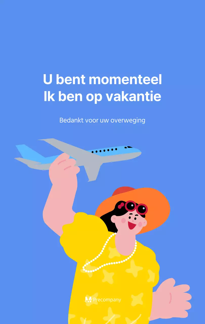 Motiverende kalender met energieke illustraties en positieve citaten op een lichtblauwe achtergrond