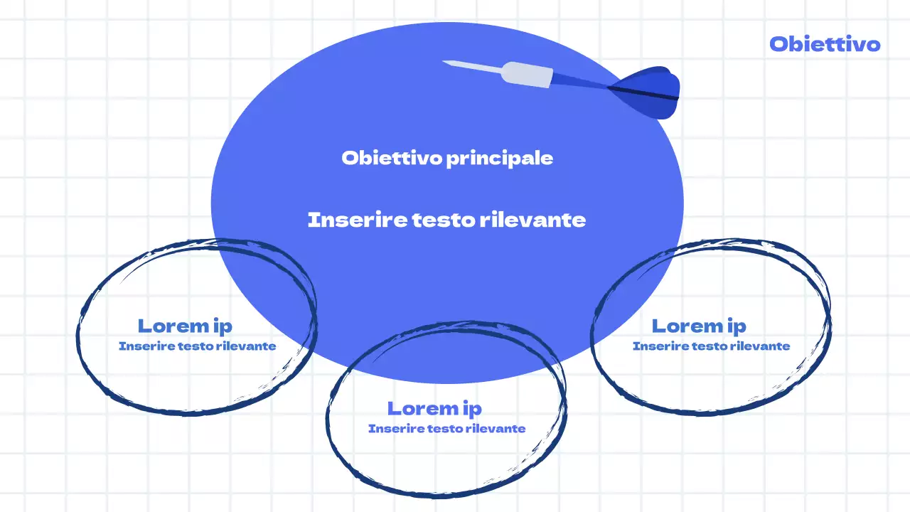 Verbale di riunione di marketing di tendenza in bianco e azzurro