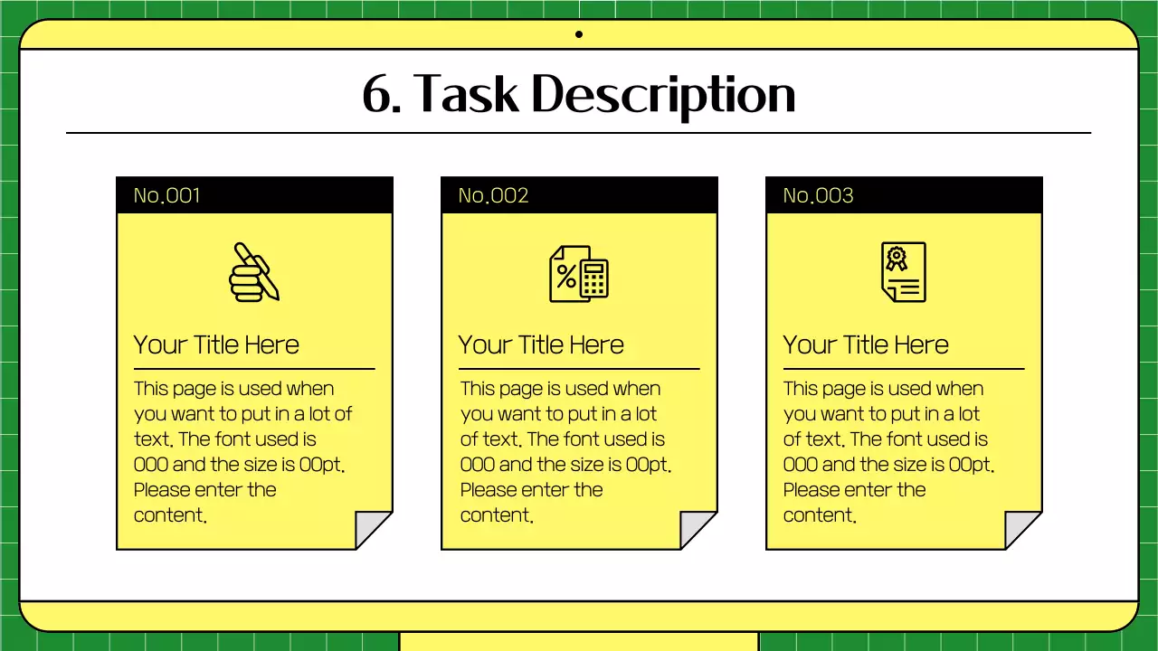 그린 미니멀 트레이닝 가이드 프레젠테이션