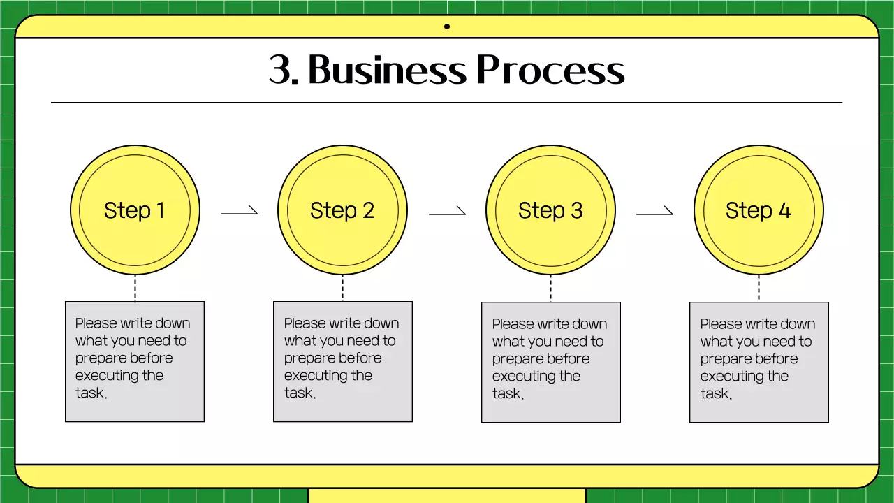 그린 미니멀 트레이닝 가이드 프레젠테이션