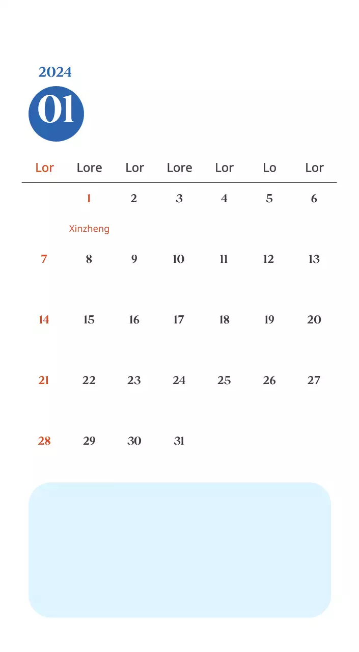 Ziekenhuiskalender met seizoensgebonden landschapsfoto's