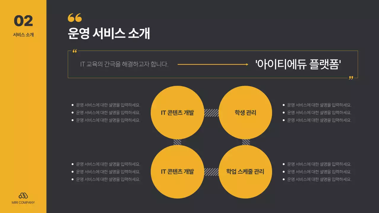 노랑 검정의 심플한 성과 공유회 보고서