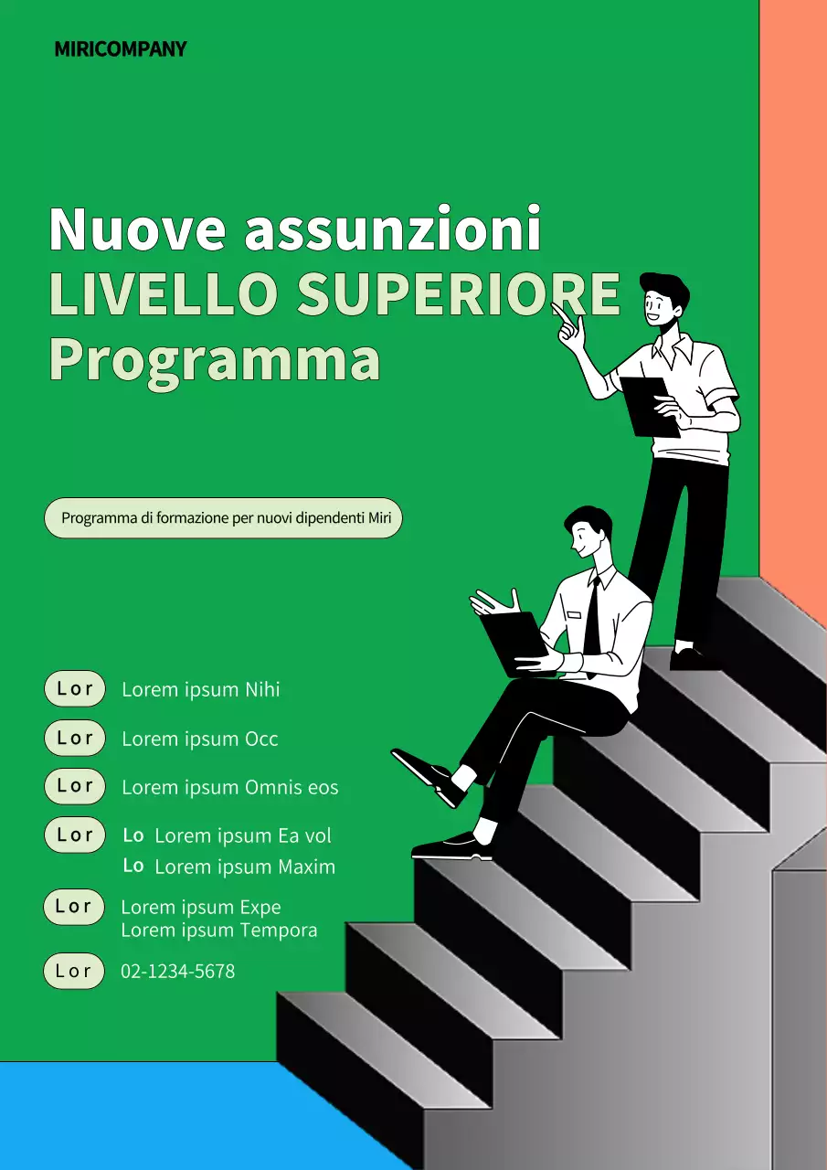 Promuovere un programma di formazione per i neoassunti verde e kitsch