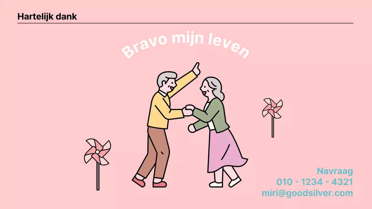 Kitscherig Silvertown in Mint en Geel Cursusmateriaal