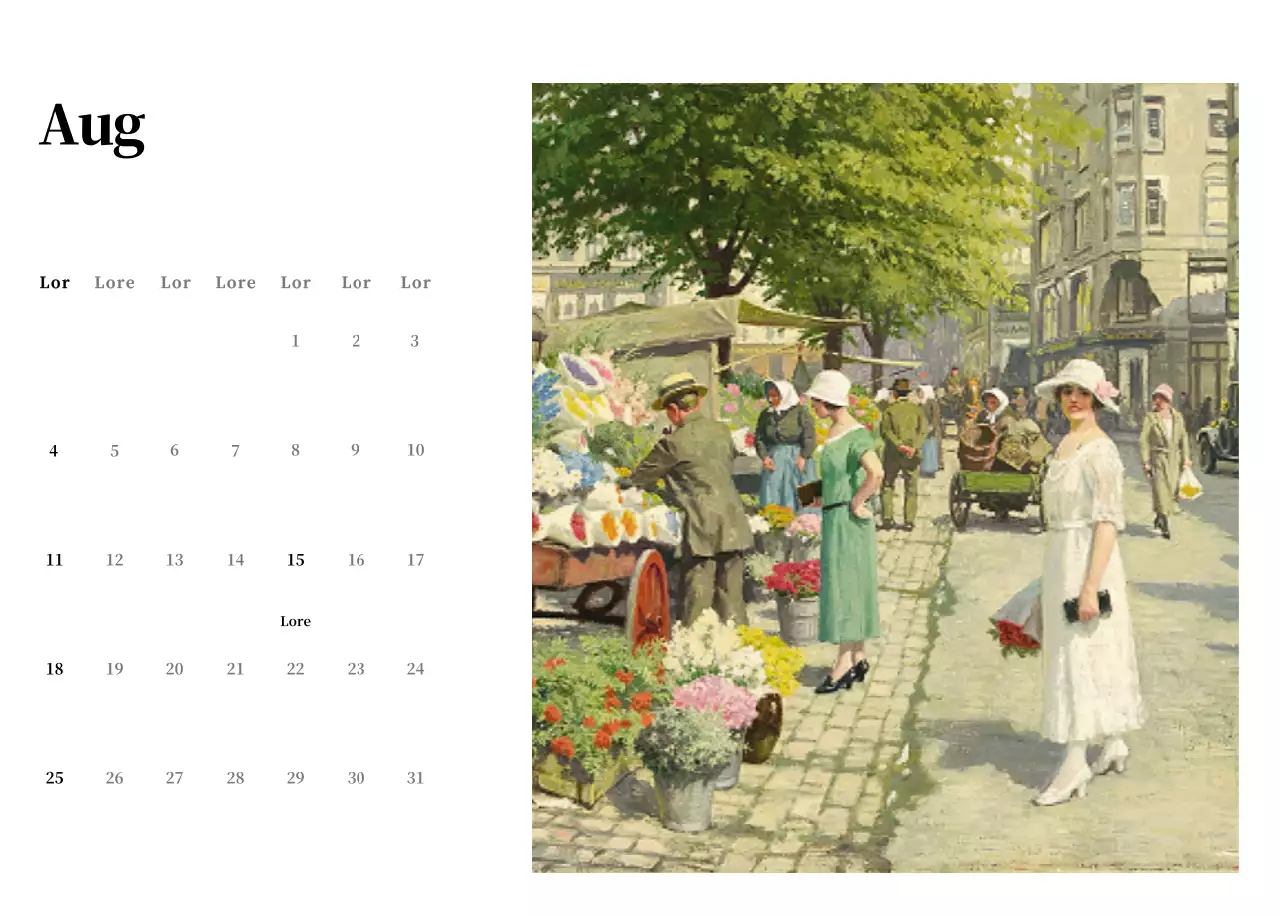 Ein schlichtes, klassisches Meisterwerk in Schwarz und Grau