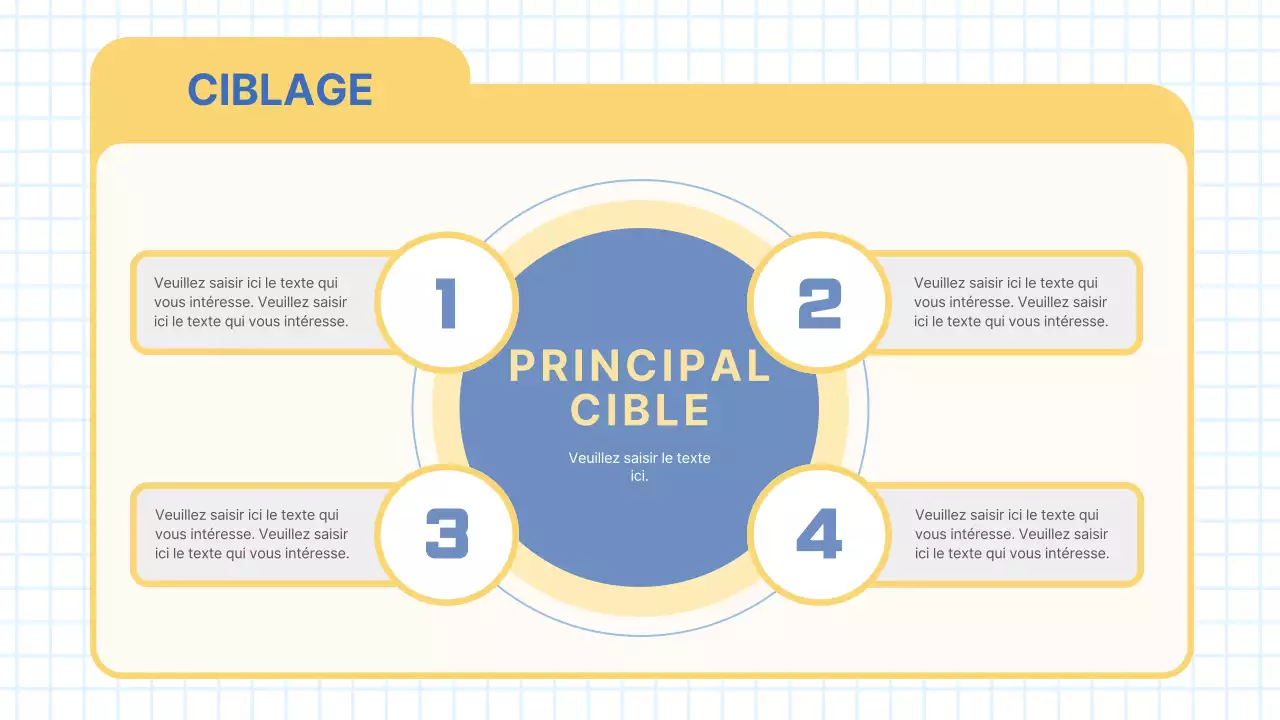 Compte rendu de réunion de marketing moderne en bleu clair et jaune