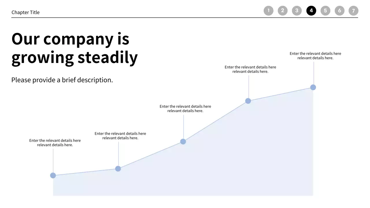 Modern meeting business company profile in blue