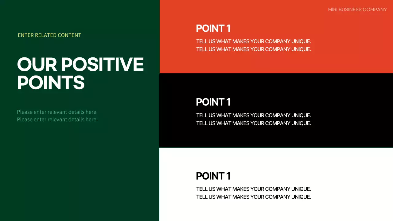 Orange Professional Work Presentation